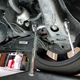 Arrow points to endlink bottom peeking through the control arm.